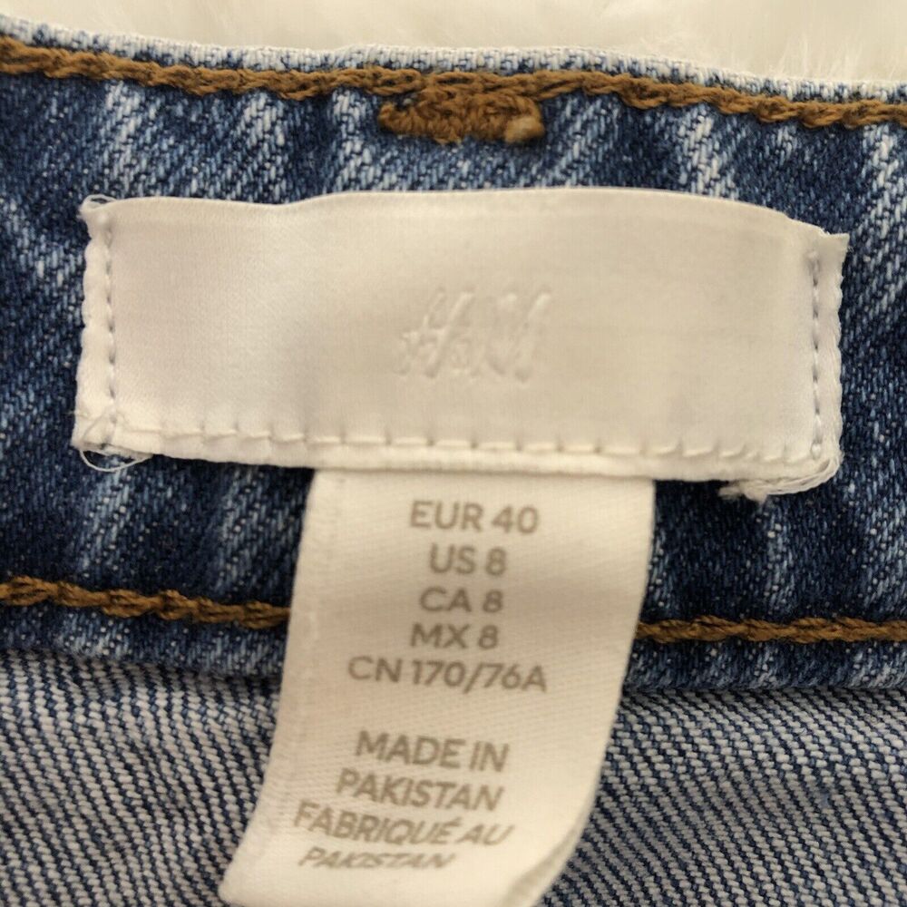 H&M &Denim High Waist Loose Mom Jeans 8 Short - Picture 14 of 14